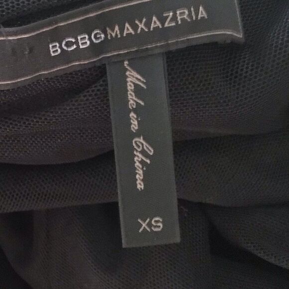 BCBGMAXAZRIA BETTY Elegant Black Sequin Dress - Picture 8 of 10